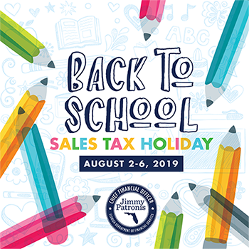 Back to School Sales Tax Holiday 2019