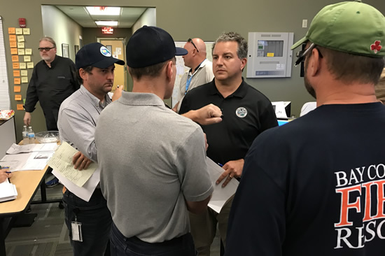 Patronis Coordinates Hurricane Michael Response Efforts from the Bay County Emergency Operations Center