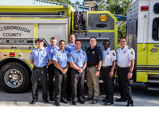 CFO Patronis with Hillsborough Fire & Rescue
