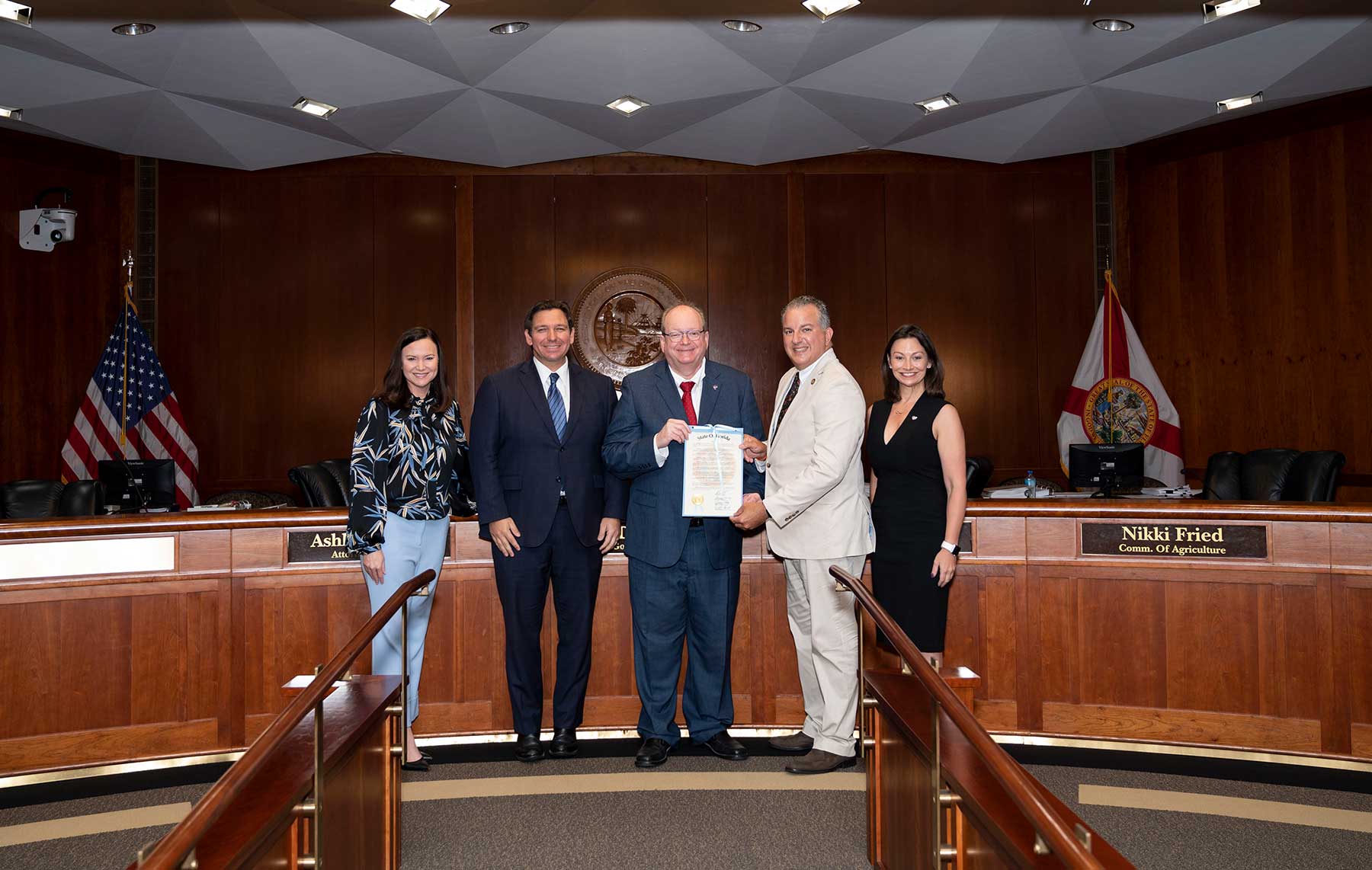 Jimmy Patronis presented a resolution celebrating the 60th anniversary of the NASA Kennedy Space Center