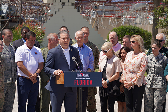 Patronis Joins Senator Rick Scott at Tyndall Air Force Base to Demand Immediate Congressional Funding for Hurricane Michael Recovery