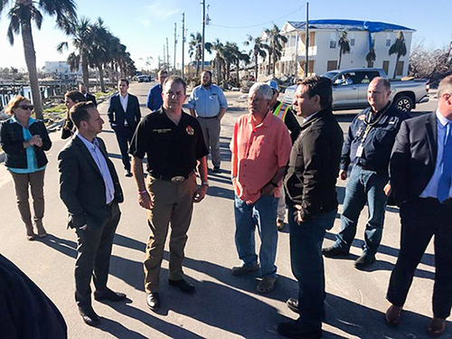 Patronis Joins Governor Ron DeSantis in Mexico Beach