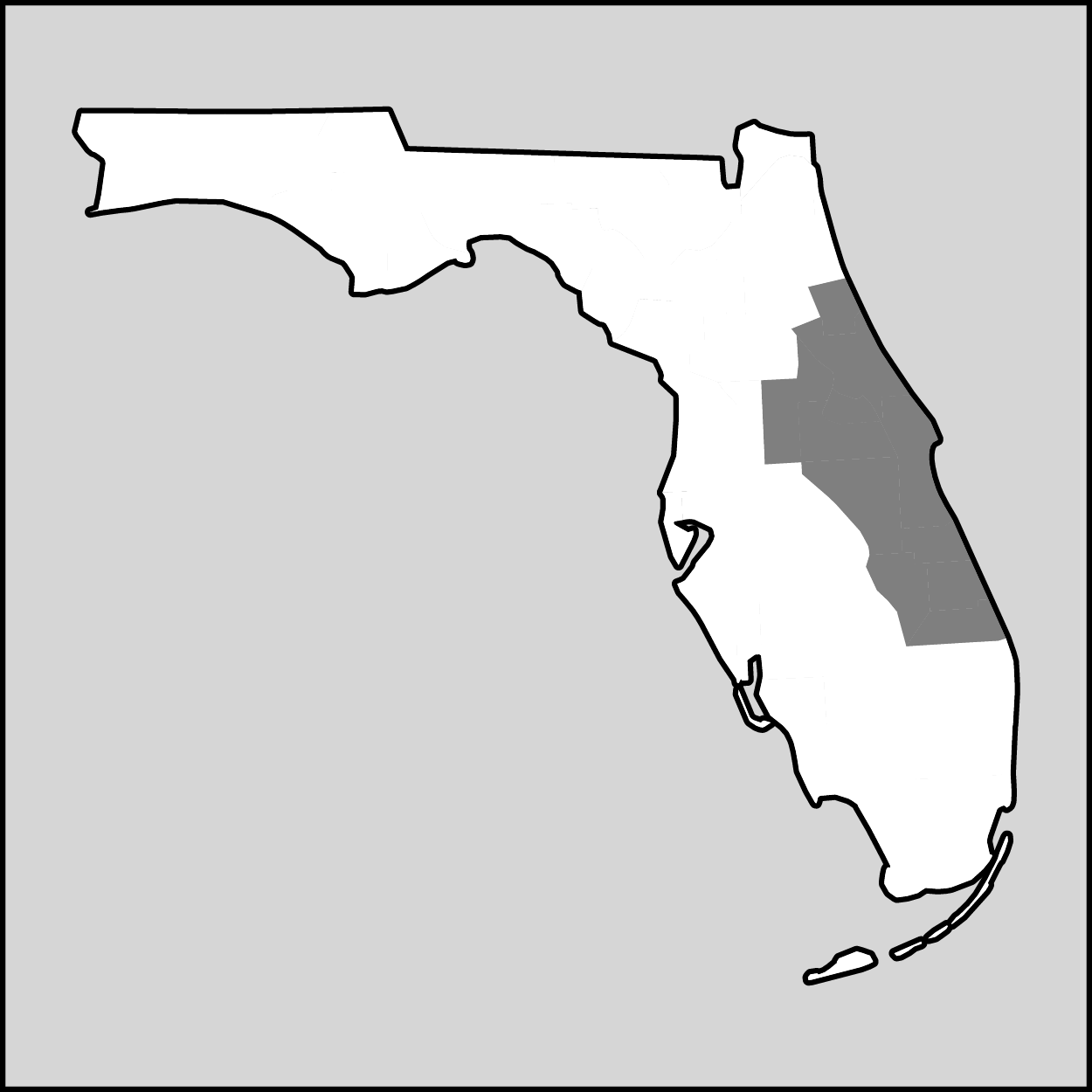 East and Central Florida