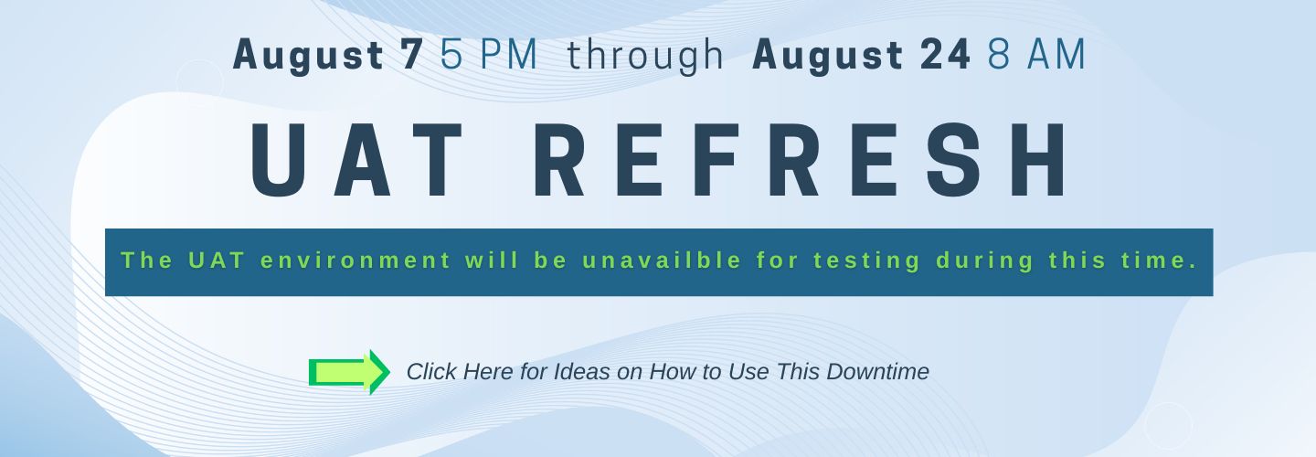UAT Refresh