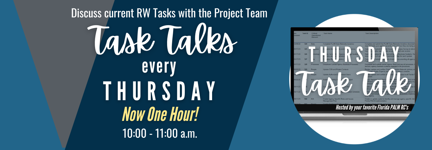 Thursday Task Talks are Now One Hour