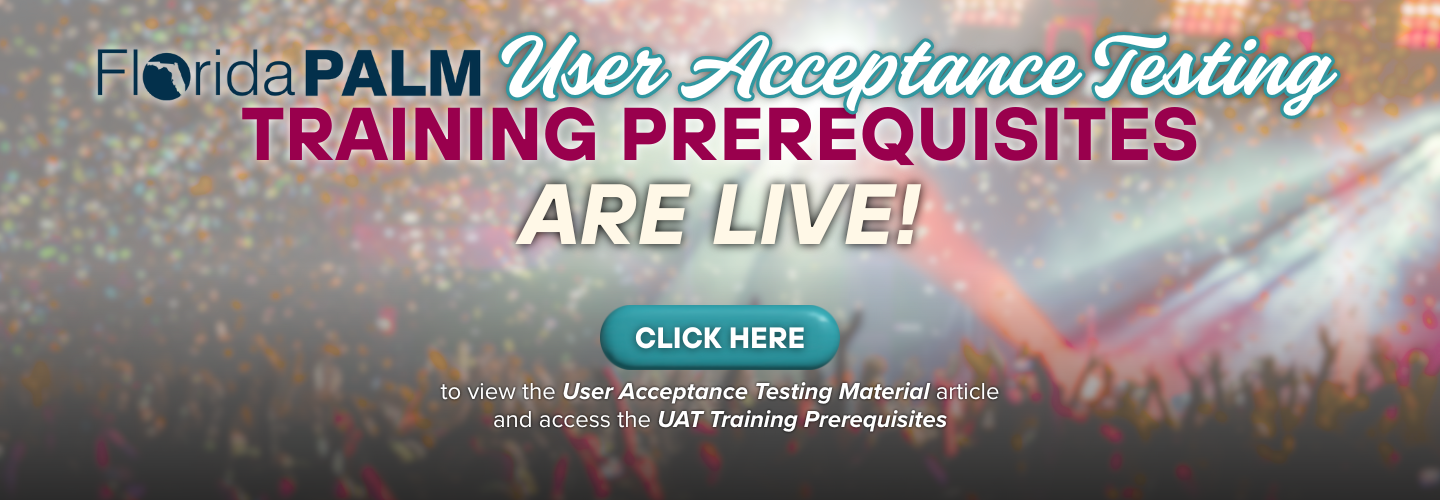 UAT Training Prereqs are LIVE