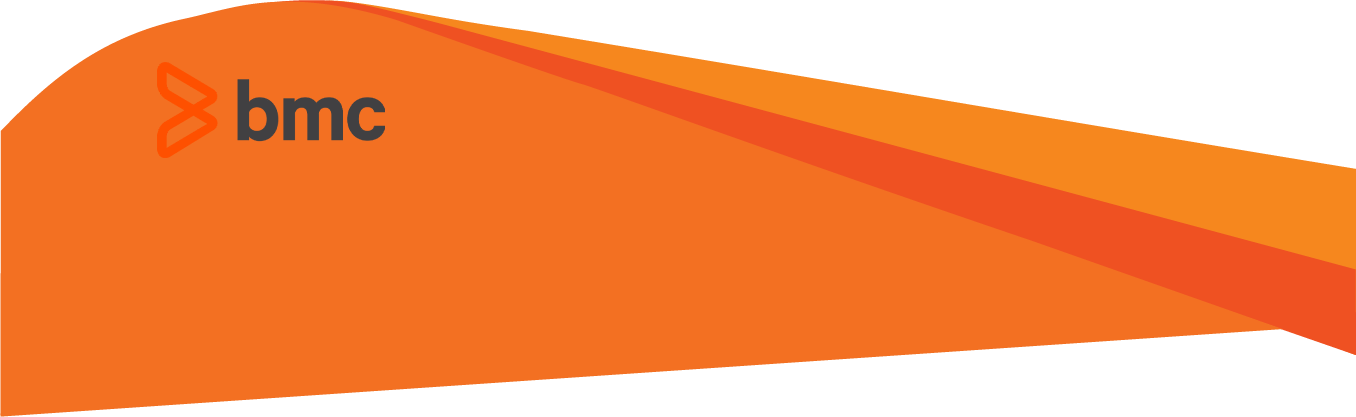 BMC Logo on Orange Curve
