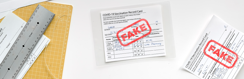 Fake Vaccination Card Scam
