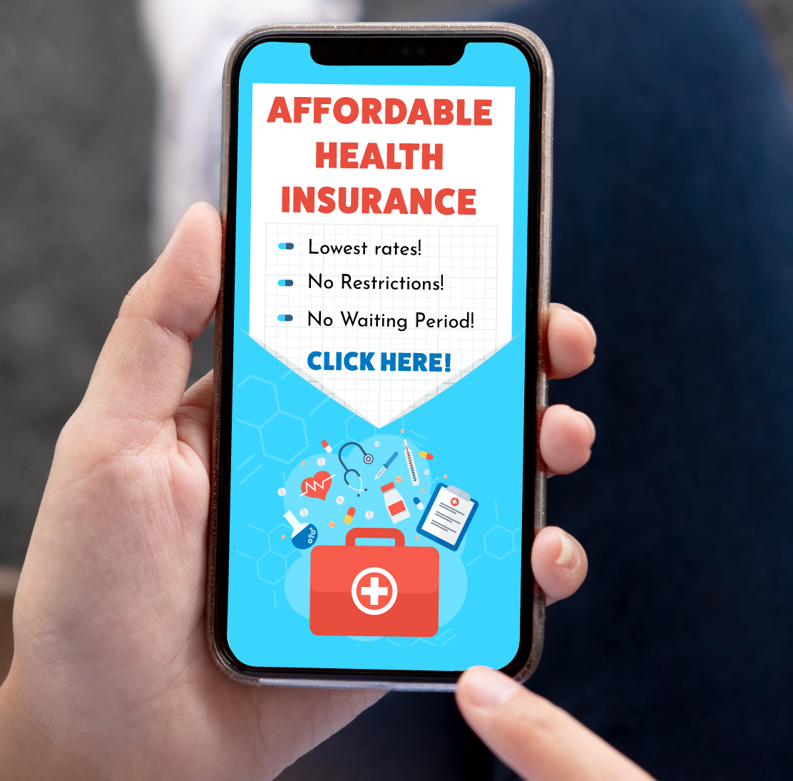 Low-Price Health Insurance Online Ad Example