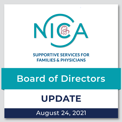 NICIA Board of Directors Update: August 24, 2021